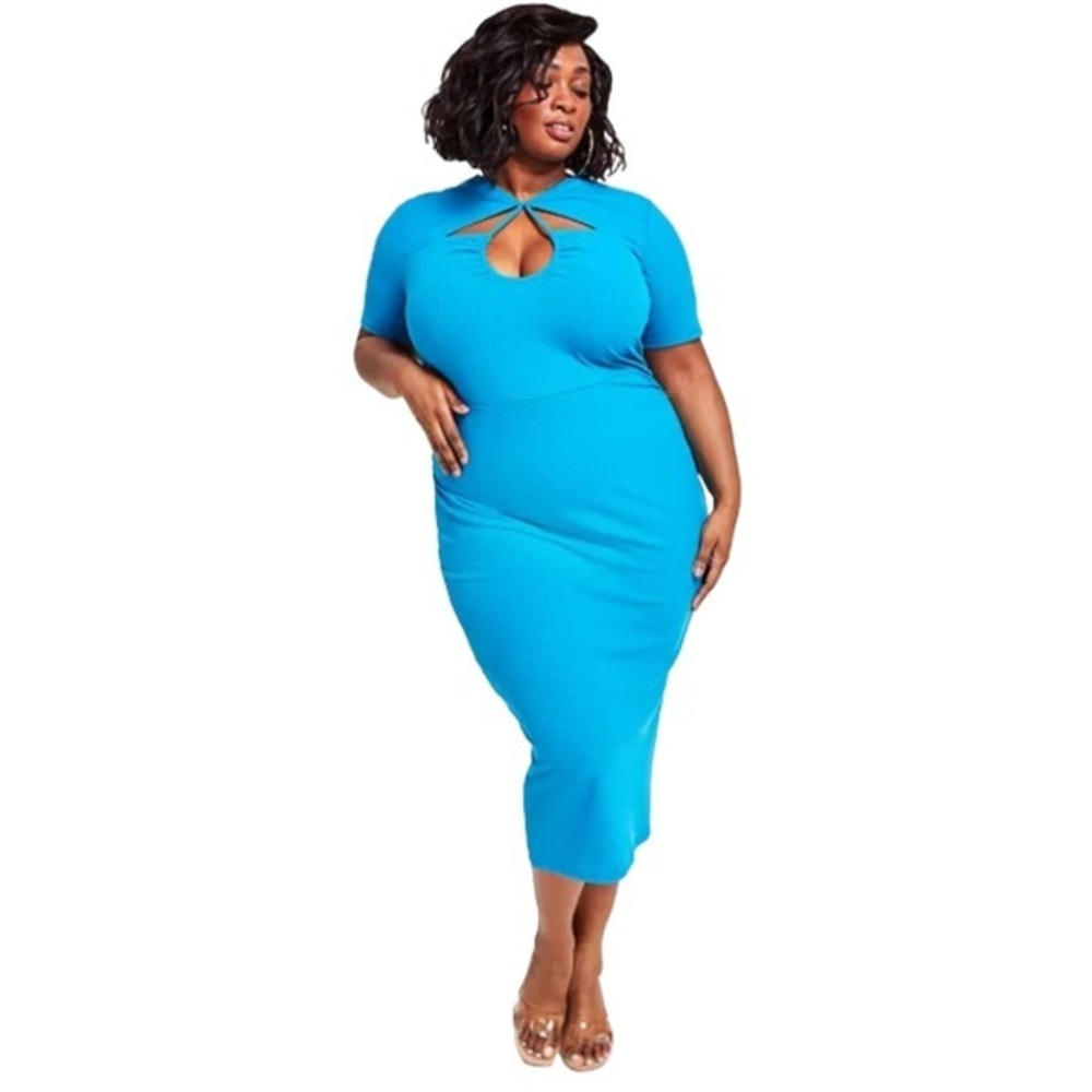 Nina Parker Trendy Plus Size Cutout Bodycon Dress NWT